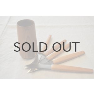 画像: オランダ・ヴィンテージ 卓上デザートナイフ/5本セット