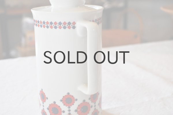 画像2: ドイツ・BAVARIA ティーポット/赤丸