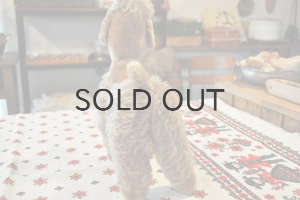 画像7: ドイツ・ヴィンテージ プードルのぬいぐるみ/シルバーベージュ