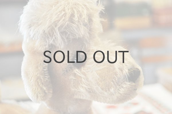 画像3: ドイツ・ヴィンテージ プードルのぬいぐるみ/シルバーベージュ