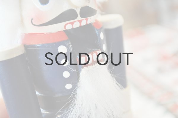 画像6: 【訳あり】ドイツ・ヴィンテージ木製くるみ割り人形/青