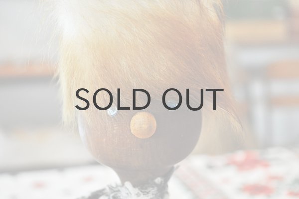 画像3: ドイツ・ヴィンテージ 木製貯金箱人形/鍵付き