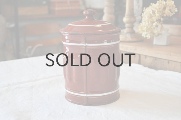 画像5: フランス・アンティーク ホーロー エナメル キャニスター/Sucre（砂糖）