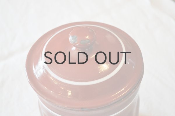 画像3: フランス・アンティーク ホーロー エナメル キャニスター/Sucre（砂糖）