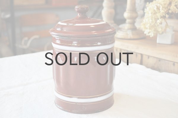 画像4: フランス・アンティーク ホーロー エナメル キャニスター/Chicoree（チコリ）