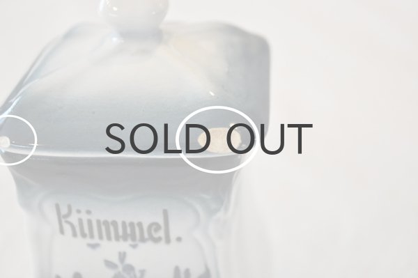 画像5: ドイツ・ヴィンテージ陶器製スパイスキャニスター/スワン/Kummel（キャラウェー）