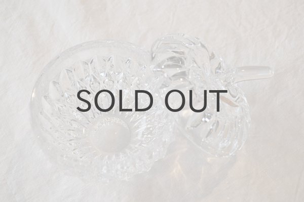 画像3: ドイツ・NACHTMANN クリスタルガラス/りんごのシュガーポット