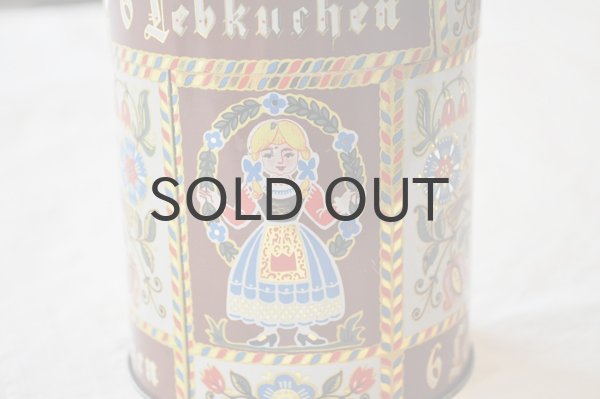 画像3: ドイツ・ヴィンテージTIN缶/Lebkuchen（レープクーヘン）/鳥・花