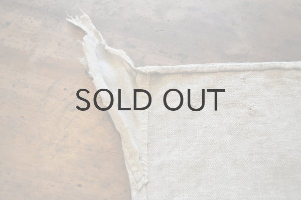 画像8: ドイツ・アンティーク グレインサック（麻袋）/ネイビー×レッドライン