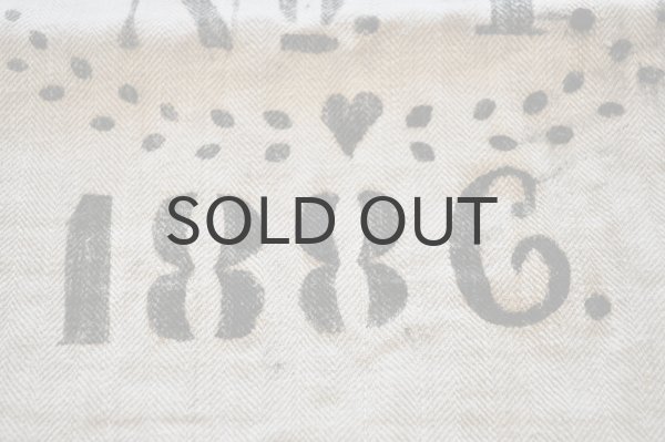 画像4: ドイツ・アンティーク グレインサック（麻袋）/フラクトゥールNo4/1886