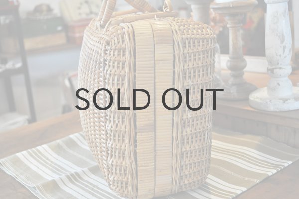 画像3: オランダ・アンティーク 小さなサイズのピクニックバスケット