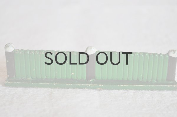 画像4: ドイツ・ヴィンテージ 木の動物たち/柵（緑）、トラ、オオカミ