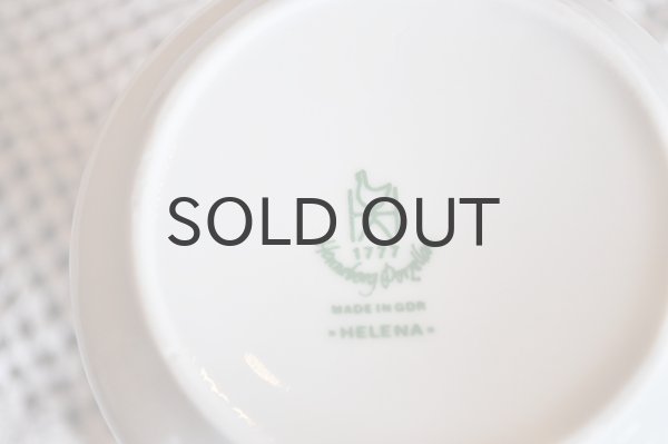 画像6: ドイツ・東ドイツHennebergPorzellanミルクピッチャー（クリーマー）/赤×緑