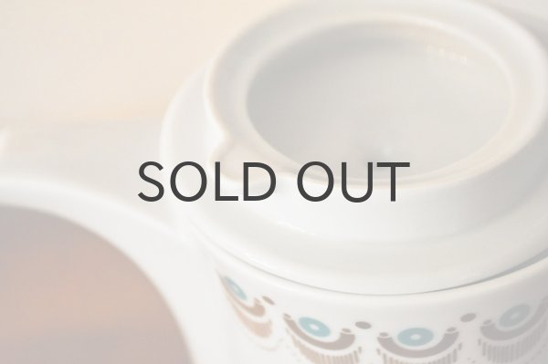 画像5: ドイツ・GDR（東ドイツ）HennebergPorzellan　ティーポット/水色丸模様