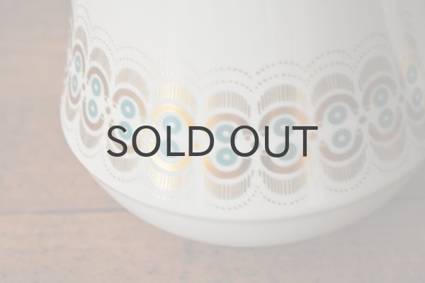 画像3: ドイツ・GDR（東ドイツ）HennebergPorzellan　ティーポット/水色丸模様