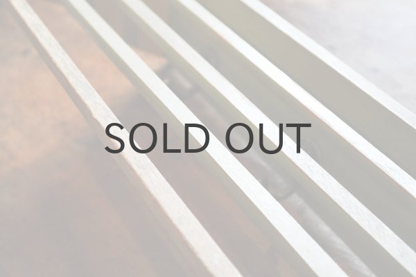 画像7: ドイツ・ヴィンテージ棚付き3連フック/グリーン×アイボリー