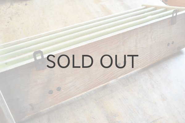 画像5: ドイツ・ヴィンテージ棚付き3連フック/グリーン×アイボリー