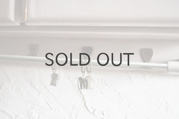 画像3: 【送料無料】ドイツ・ヴィンテージ フック付き壁掛け収納棚/薄グレーホワイト