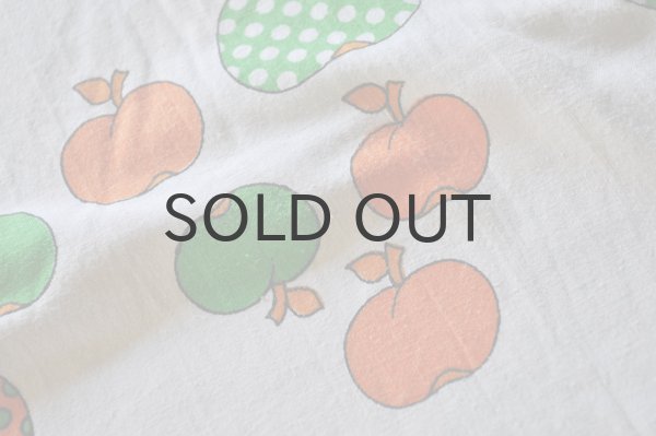 画像5: ドイツ・ヴィンテージ 子供シーツ/りんご