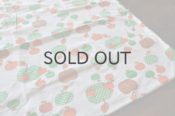 画像2: ドイツ・ヴィンテージ 子供シーツ/りんご