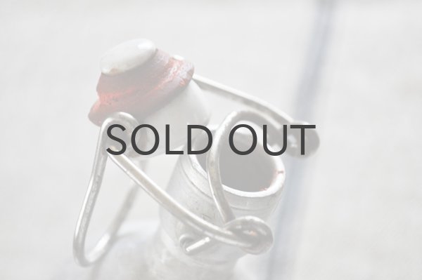 画像4: ドイツ・ヴィンテージ古いアルミのボトル/陶器キャップ/A