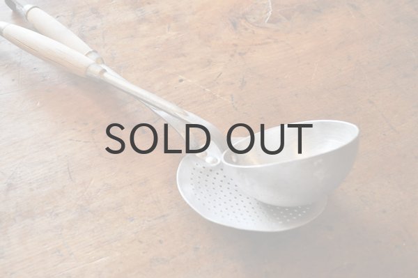 画像7: フランス・アンティーク レードルラック（レードル2本付）/アルミ製/MF