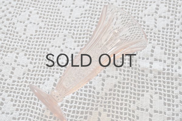 画像2: フランス・ヴィンテージ ガラスのフラワーベース/ピンク