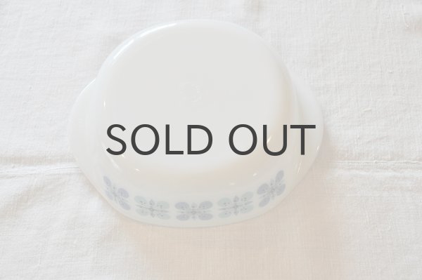 画像5: ドイツ・SCHOTT JENA GLAS/ミルクガラスのキャセロール/青花