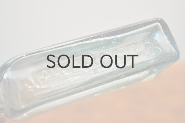 画像5: イギリス・アンティーク ガラスボトル/グリーン/OWBRIDGE’S社