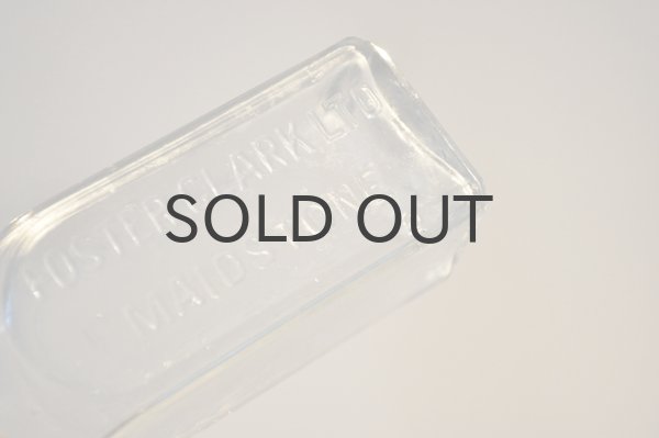 画像4: イギリス・アンティーク ガラスボトル/クリアー/FOSTER CLARK LTD/レモネード