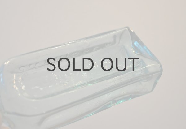 画像4: イギリス・アンティーク ガラスボトル/グリーン/OWBRIDGE’S社