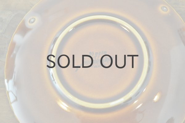 画像6: フランス・Sarreguemines(サルグミンヌ) デミタスC&S/あめ色×山吹