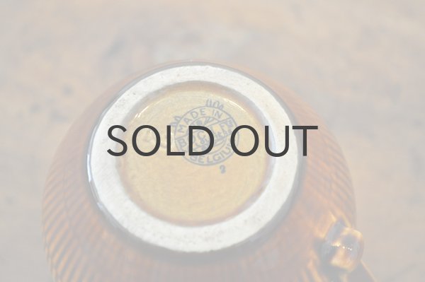 画像6: ベルギー BOCH（ボッホ）ミルクピッチャー/あめ色/かごレリーフ