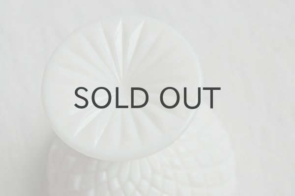 画像6: フランス・アンティーク プレスミルクガラスのコンポート/ホワイト