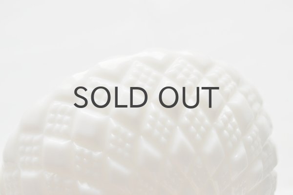 画像3: フランス・アンティーク プレスミルクガラスのコンポート/ホワイト