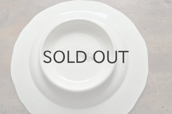 画像4: フランス・アンティーク ディゴワンサルグミンヌ花リムコンポティエ