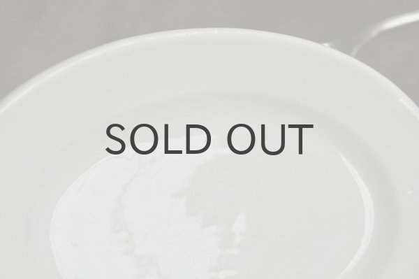 画像4: フランス・アンティーク 厚手ビストロプレート/オーバル/白釉