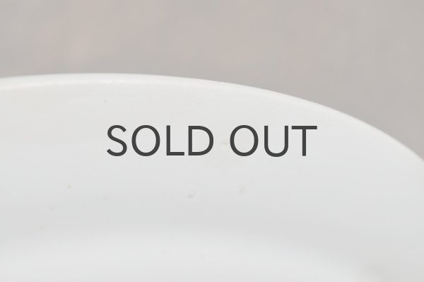 画像5: フランス・アンティーク オーバルプレート/オフ白