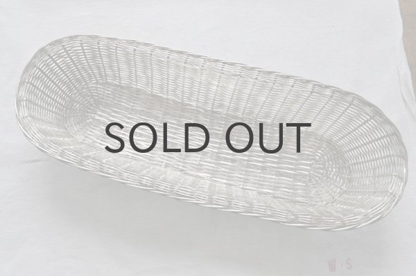 画像2: フランス・アンティーク 銀線 シルバーパニエ/パンかご/ロング