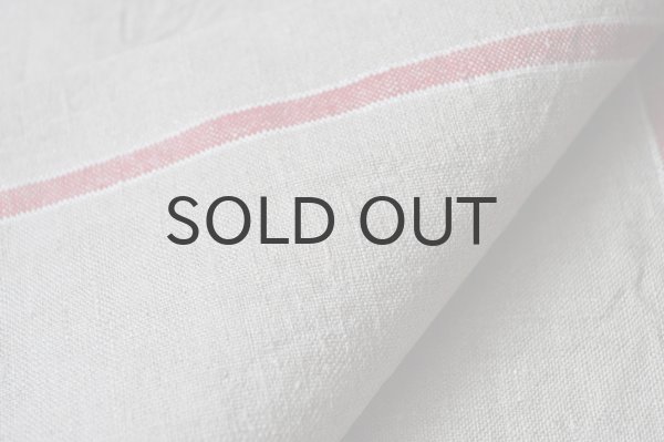 画像4: ドイツ・ヴィンテージ マングルクロス/レッド細ライン