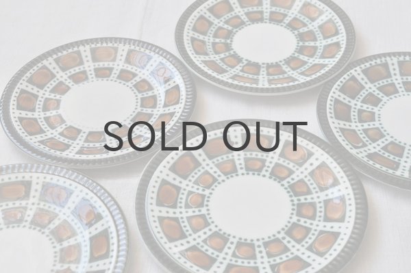 画像1: ベルギー ・BOCH（ボッホ）デザートプレート/Bernadette ベルナデッテ