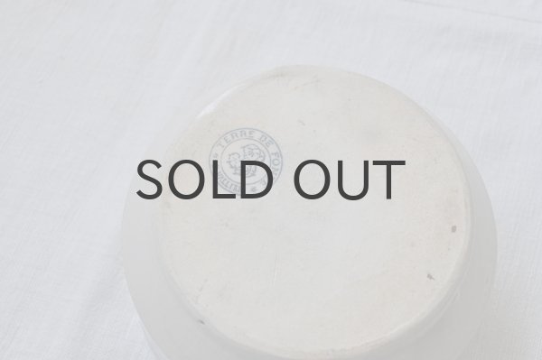 画像6: フランス・アンティーク St.Vallier　青ステンシルスープ入れ／蓋なし／19世紀中頃