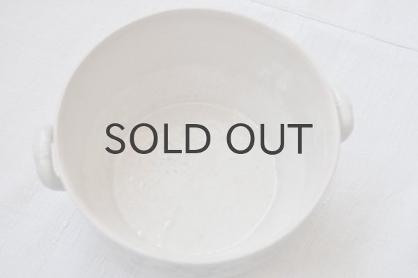 画像3: フランス・アンティーク St.Vallier　青ステンシルスープ入れ／蓋なし／19世紀中頃