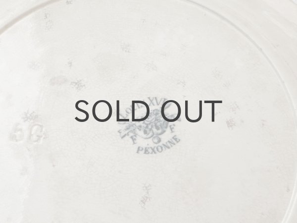 画像6: フランス・アンティーク ペクソンヌ窯 プレート/ルイ16世シリーズ/21cm