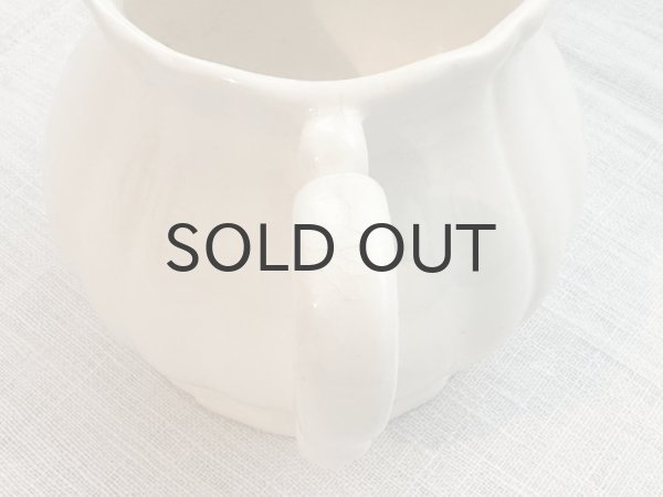 画像4: フランス・アンティーク SARREGUEMINES（サルグミンヌ）花リム ／ミルクピッチャー