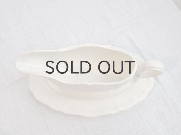 画像2: フランス・アンティーク SARREGUEMINES（サルグミンヌ）花リム ／ソーシエール