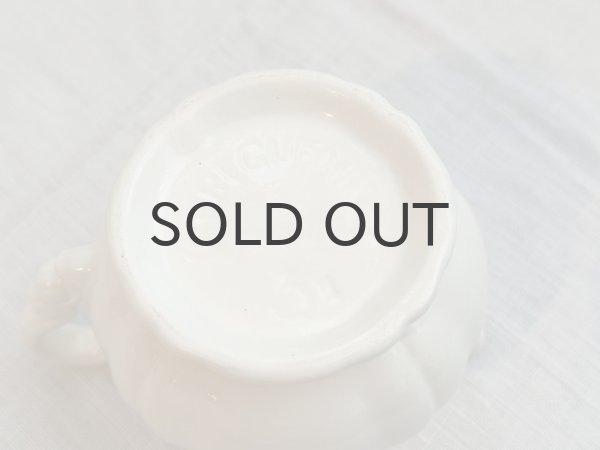 画像7: フランス・アンティーク SARREGUEMINES（サルグミンヌ）花リム ／ミルクピッチャー