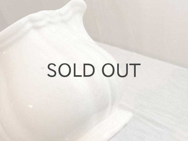 画像5: フランス・アンティーク SARREGUEMINES（サルグミンヌ）花リム ／ミルクピッチャー