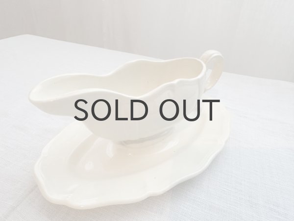 画像3: フランス・アンティーク SARREGUEMINES（サルグミンヌ）花リム ／ソーシエール