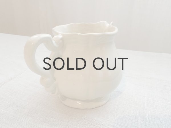 画像3: フランス・アンティーク SARREGUEMINES（サルグミンヌ）花リム ／ミルクピッチャー